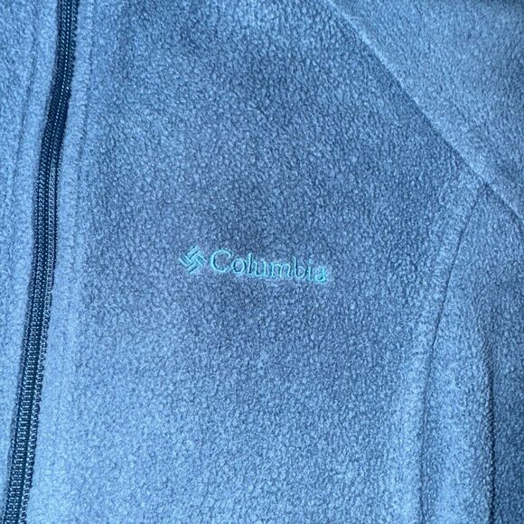 Columbia Benton Springs Full Zip Fleece Jacket Women's L Columbia Navy Outdoor - Picture 8 of 11